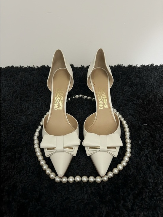 Salvatore Ferragamo Shoes - Salvatore Ferragamo Rietta heels -Butter calf